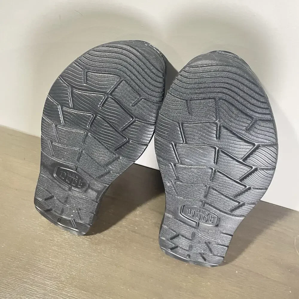 Jelly Roll Hey Dude Mens Size 12 Slides NEW Realtree Edge Wally Black Camo Shoes